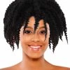 HPO Short Black Dreadlock Womens Wig | Party Ready Fancy Cosplay Halloween Wig | Premium Breathable Capless Cap Women's