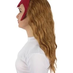 HPO Adult Women's Superhero Witch Wanda Golden Blonde Wig