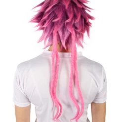 HPO Adult Women's Vi Arcane Game Animated Series Pink Spiked Pixie Cosplay Wig
