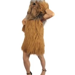 HPO Unisex Women's Hairy Warrior Ape Military Leader Resistance Fighter Multiple Colors Option Cosplay Unisex Costume And Wig Bundle