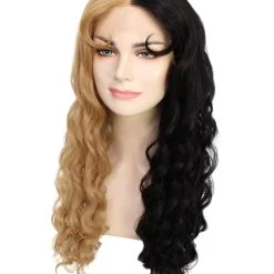 Women's Two Tone Lace Front Curls With Heart Curled Bangs | Nunique