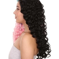 Women's Two Tone Lace Front Curls With Heart Curled Bangs | Nunique