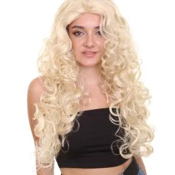 HPO Adult Women’s 70's Disco Diva Wig | Multiple Color Options