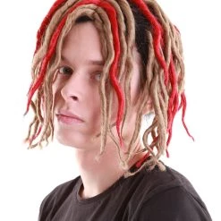HPO Adult Men's Multiple Pump Hefner Rapper Dreadlock Wig