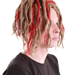 HPO Adult Men's Multiple Pump Hefner Rapper Dreadlock Wig