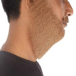 HPO Men's Synthetic Hair Long Beard Cosplay Facial Hair Multiple Color Options