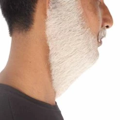 HPO Men's Synthetic Hair Long Beard Cosplay Facial Hair Multiple Color Options