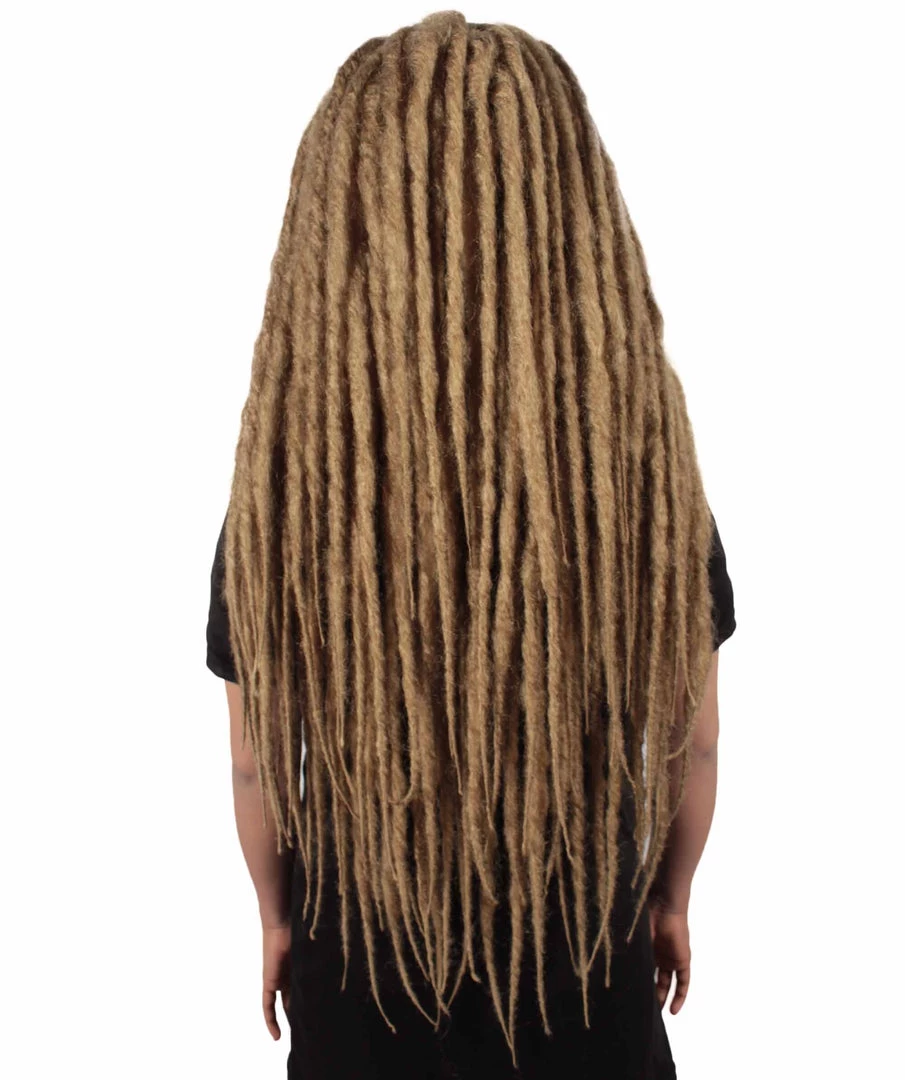 HPO Adult Women's Deluxe Brown Dreadlocks Wig
