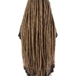 HPO Adult Women's Deluxe Brown Dreadlocks Wig