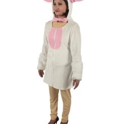 HPO Adult Women's White And Pink Dress Sheep Costume Bundle