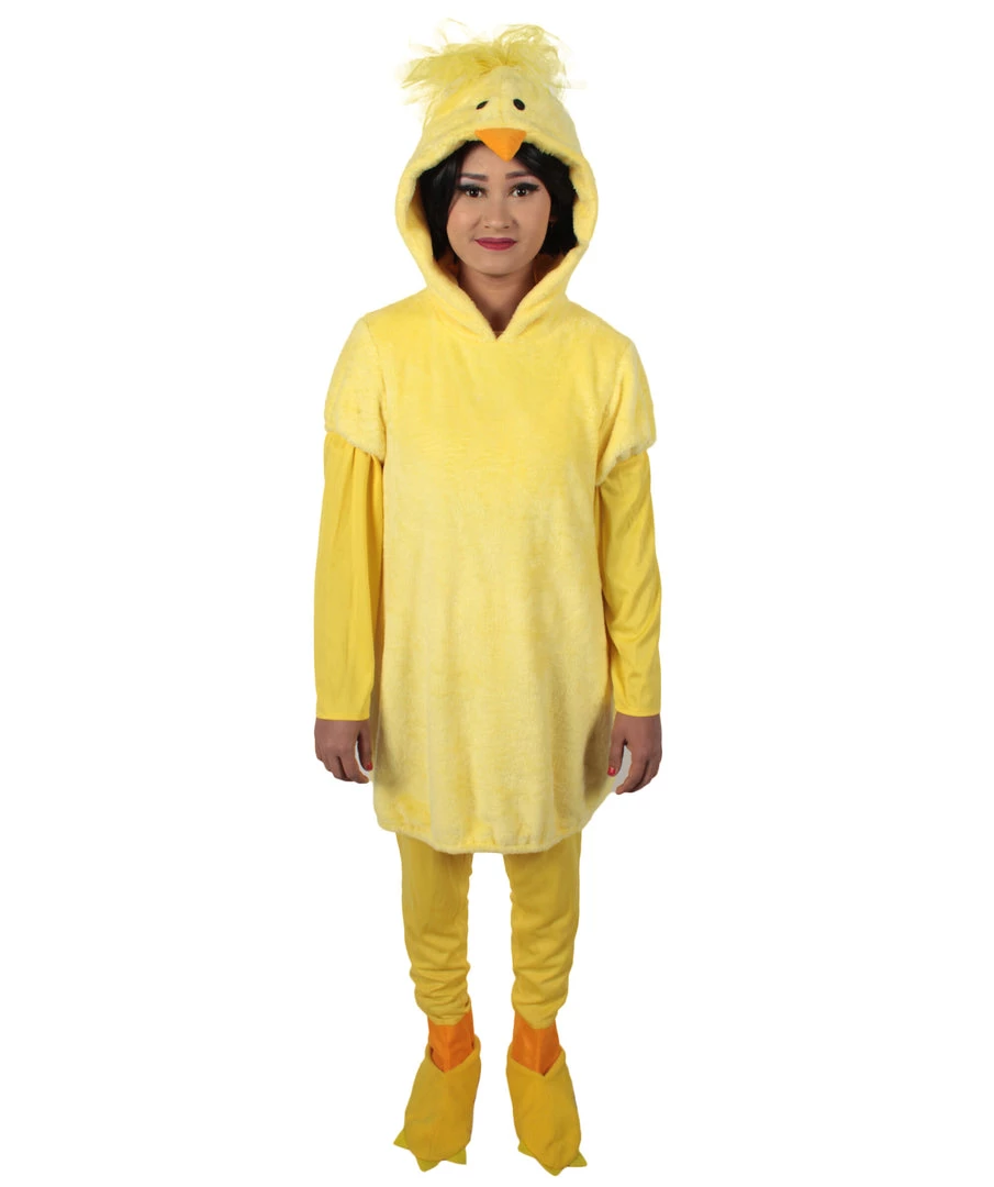 HPO Adult Women's Yellow And Pink Dress Chicken Costume Bundle