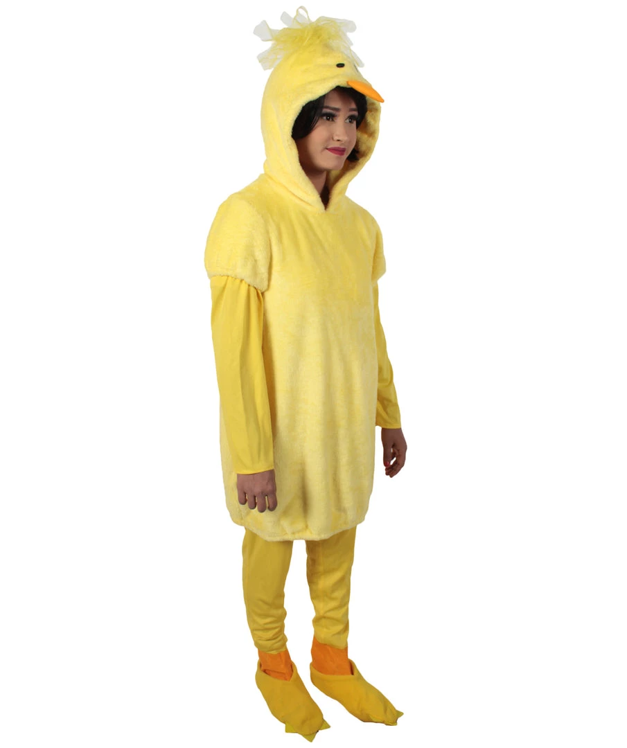 HPO Adult Women's Yellow And Pink Dress Chicken Costume Bundle