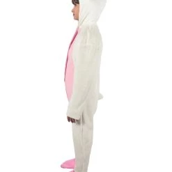 HPO Adult Women's White And Pink Dress Rabbit Costume Bundle