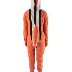 HPO Adult Women's Orange And White Jumpsuit Squirrel Costume Bundle