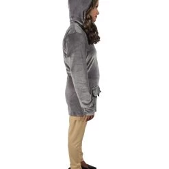 HPO Adult Women's Grey Dress With Shorts Koala Costume Bundle