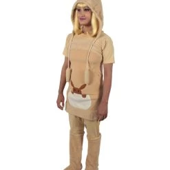 HPO Adult Women's Khaki Dress Kangaroo Costume Bundle