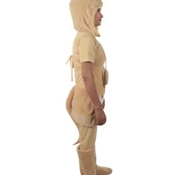 HPO Adult Women's Khaki Dress Kangaroo Costume Bundle