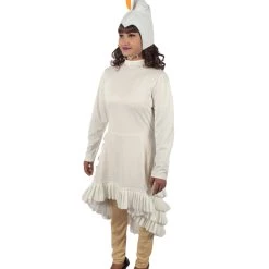 HPO Adult Women's White Dress Swan Costume Bundle