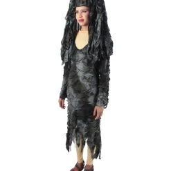 HPO Adult Women's Black Dreadful Style Costume Bundle