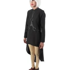 HPO Adult Women's Black Dreadful Steampunk Huntress Costume Bundle