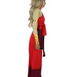 HPO Adult Women's Red Straight Long Waterbender Fire Nation Costume