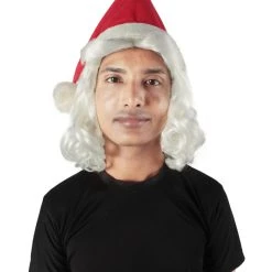 HPO Men's Christmas Santa Body Suit Costume Bundle