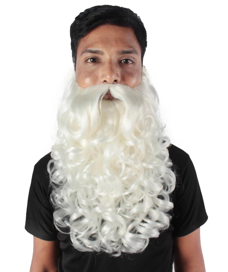 HPO Men's Christmas Santa Body Suit Costume Bundle