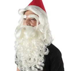 HPO Men's Christmas Santa Body Suit Costume Bundle