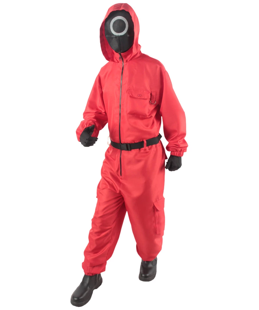 HPO Adult Unisex K-drama Survival Game TV Show Soldier Cosplay Costume Bundle