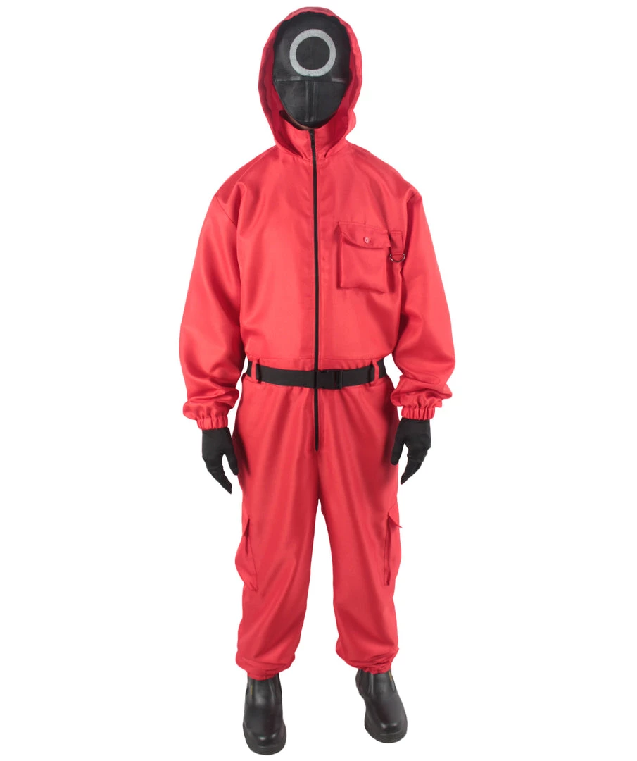 HPO Adult Unisex K-drama Survival Game TV Show Soldier Cosplay Costume Bundle