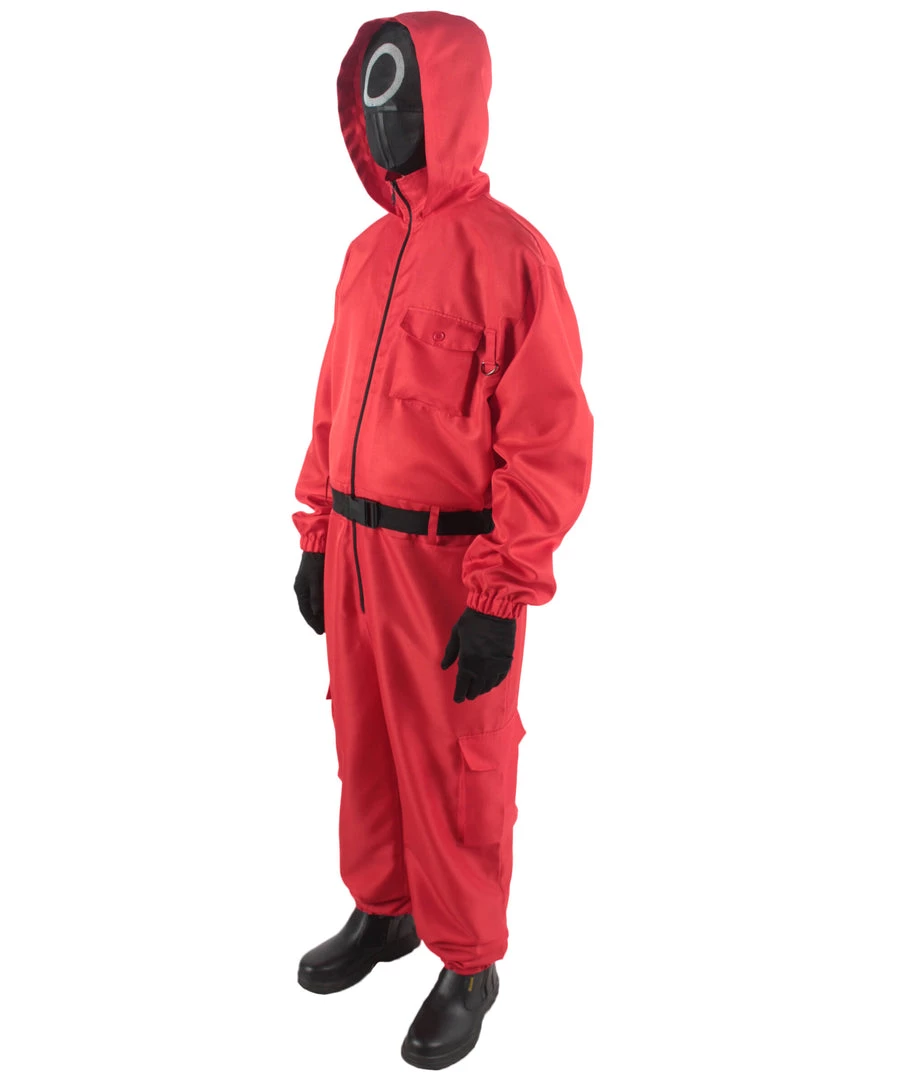 HPO Adult Unisex K-drama Survival Game TV Show Soldier Cosplay Costume Bundle