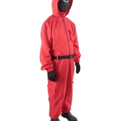 HPO Adult Unisex K-drama Survival Game TV Show Soldier Cosplay Costume Bundle