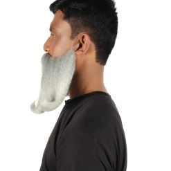 HPO Adult Men's Giant Twisted Wizard Champion Mustache And Beard, Multiple Color Options, Synthetic Fiber