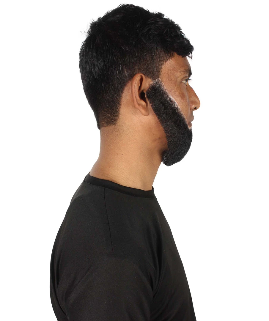 HPO Adult Men's Western Chin Curtain Style Long Beard Set | Multiple Colors