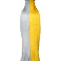 HPO Premium Adults Men's/Women's Dapper Creature Playboy Mixed Gold Tinsel Costume & Wig