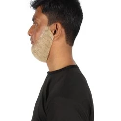 HPO Adult Men's Chin Curtain Style Long Beard Set | Multiple Color Options | HPO