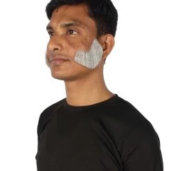 HPO Adult Men's Fake Facial Hair Mutton Chops Side Burns Set | Multiple Colors