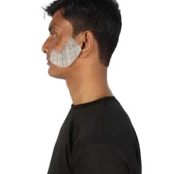 HPO Adult Men's Fake Facial Hair Mutton Chops Side Burns Set | Multiple Colors