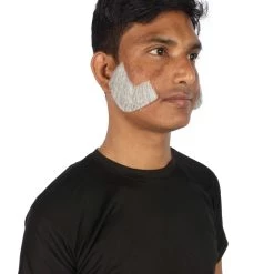 HPO Adult Men's Fake Facial Hair Mutton Chops Side Burns Set | Multiple Colors