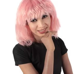 HPO Women's Shoulder Length Bangs Wavy Cosplay Wig | Multiple Color Options