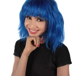 HPO Women's Shoulder Length Bangs Wavy Cosplay Wig | Multiple Color Options