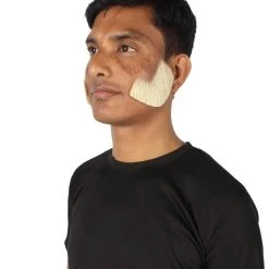 HPO Adult Men's Fake Mutton Chops Side Burns | Multiple Color Options