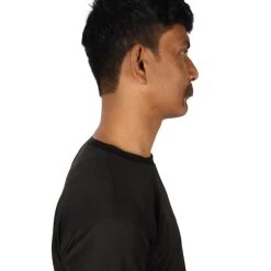 HPO Adult Men's Horseshoe Fake Human Hair Mustache | Facial Hair Multiple Colors Options