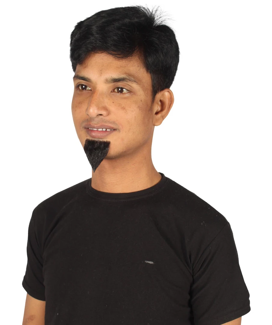 HPO Adult Men's Van Dyke Fake Goatee Beard | Multi Color Options