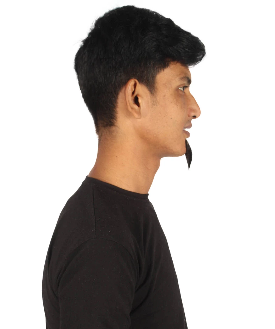 HPO Adult Men's Van Dyke Fake Goatee Beard | Multi Color Options