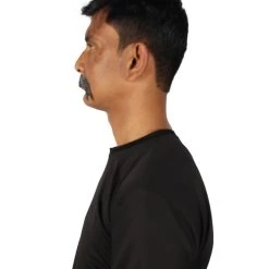 Men's Horseshoe Human Hair Mustache | Facial Hair Multiple Colors Option | HPO