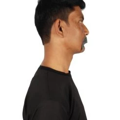 Men's Horseshoe Human Hair Mustache | Facial Hair Multiple Colors Option | HPO