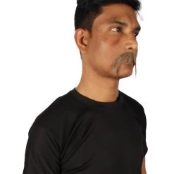 Men's Horseshoe Human Hair Mustache | Facial Hair Multiple Colors Option | HPO