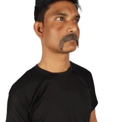 Men's Horseshoe Human Hair Mustache | Facial Hair Multiple Colors Option | HPO