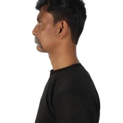 Men's Horseshoe Human Hair Mustache | Facial Hair Multiple Colors Option | HPO